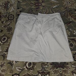 Croft & Barrow Beige Stretch Skort